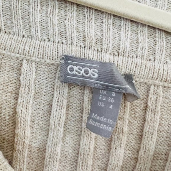 ASOS Two-Piece Knitted Culotes and Bardot Top Set - Picture 6 of 6